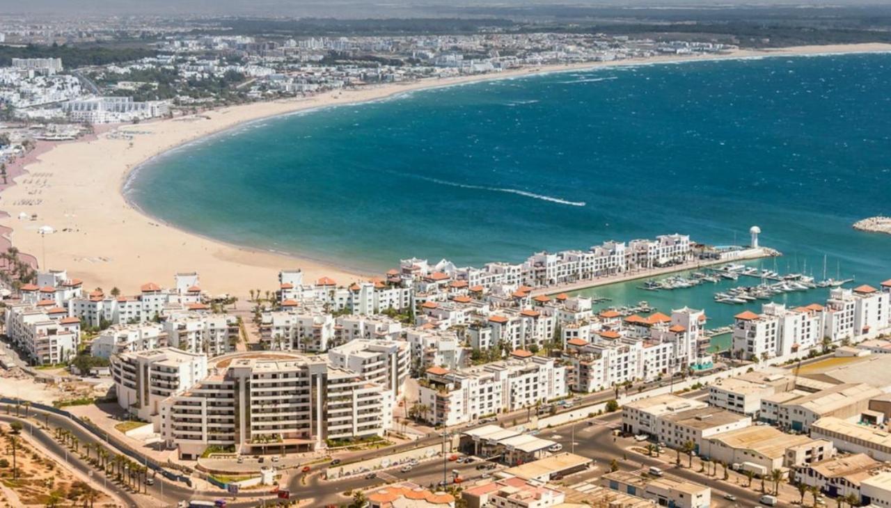 New Sea Front Apartment 95Sqm With Unlimited Wi-Fi Agadir Eksteriør billede